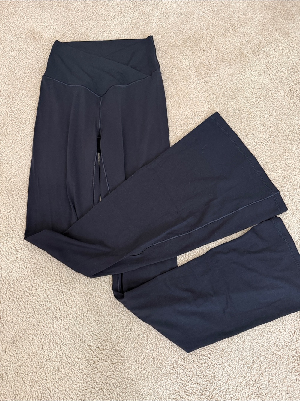 High-Waist Black Flared Leggings from Offline by Aerie-like new